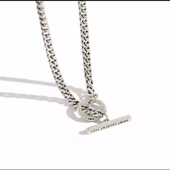 Jewelry - Saint Laurent unisex 925 sterling silver necklace